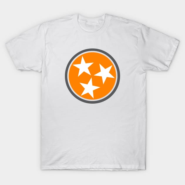 Tennessee Flag Stars // Big Orange // State Flag Knoxville T-Shirt by SLAG_Creative